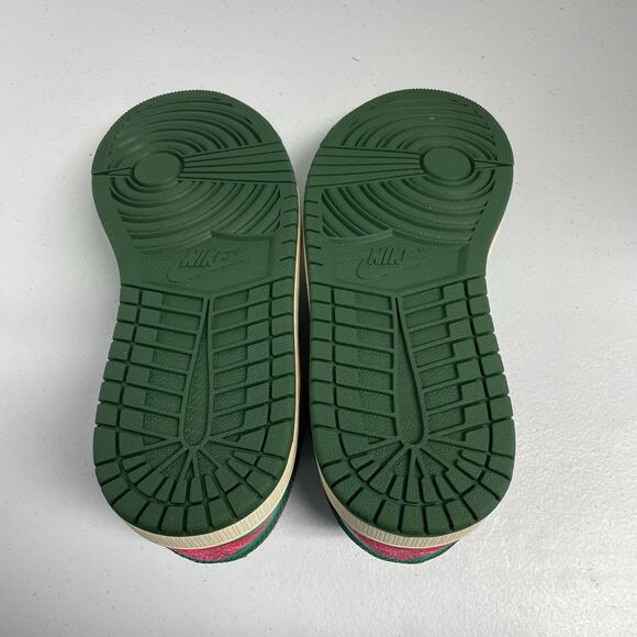 Air Jordan 1 Low Malachite Pink Blast DC0774 300 Size 6.5 Women Green Low Top - Picture 5 of 7